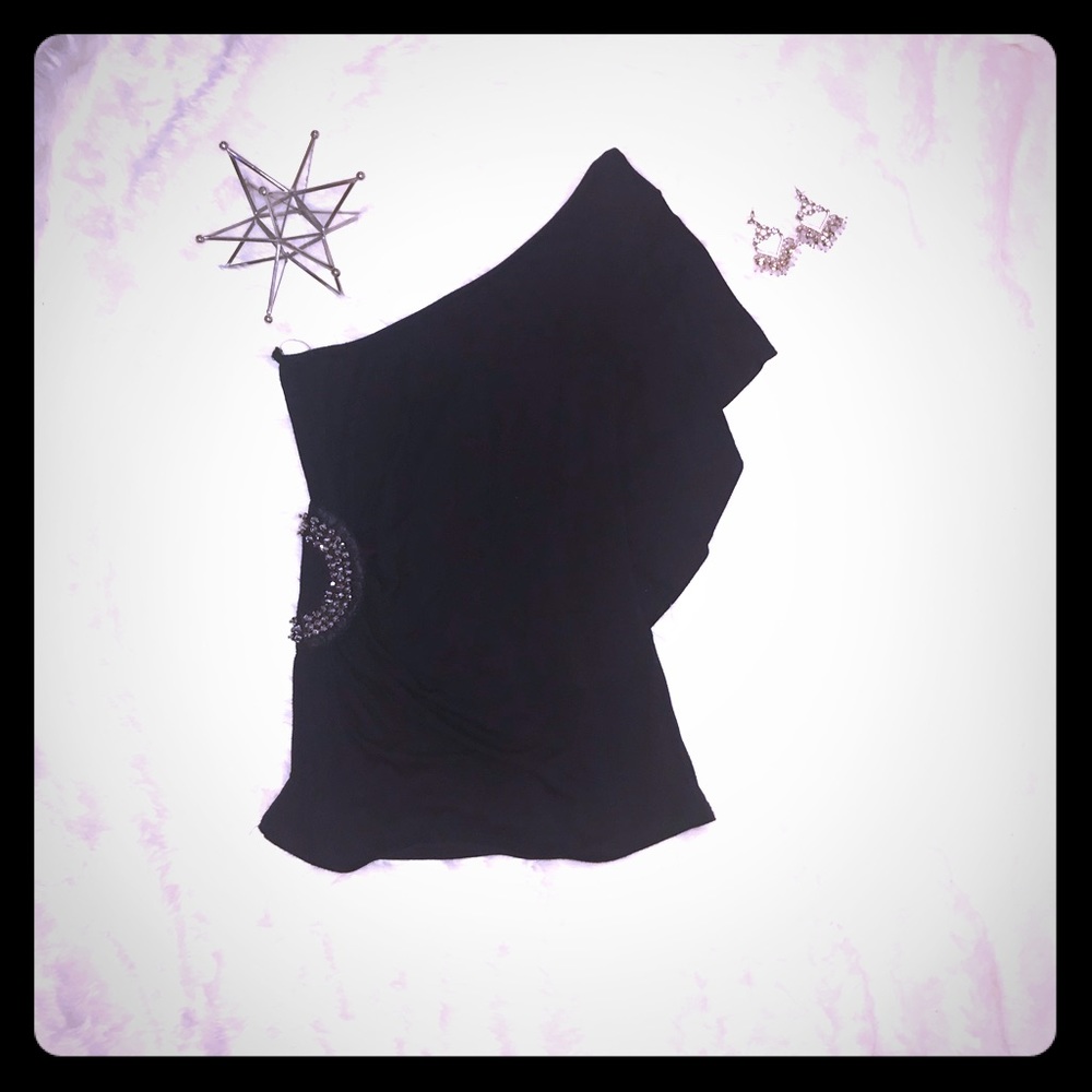 One shoulder blouse